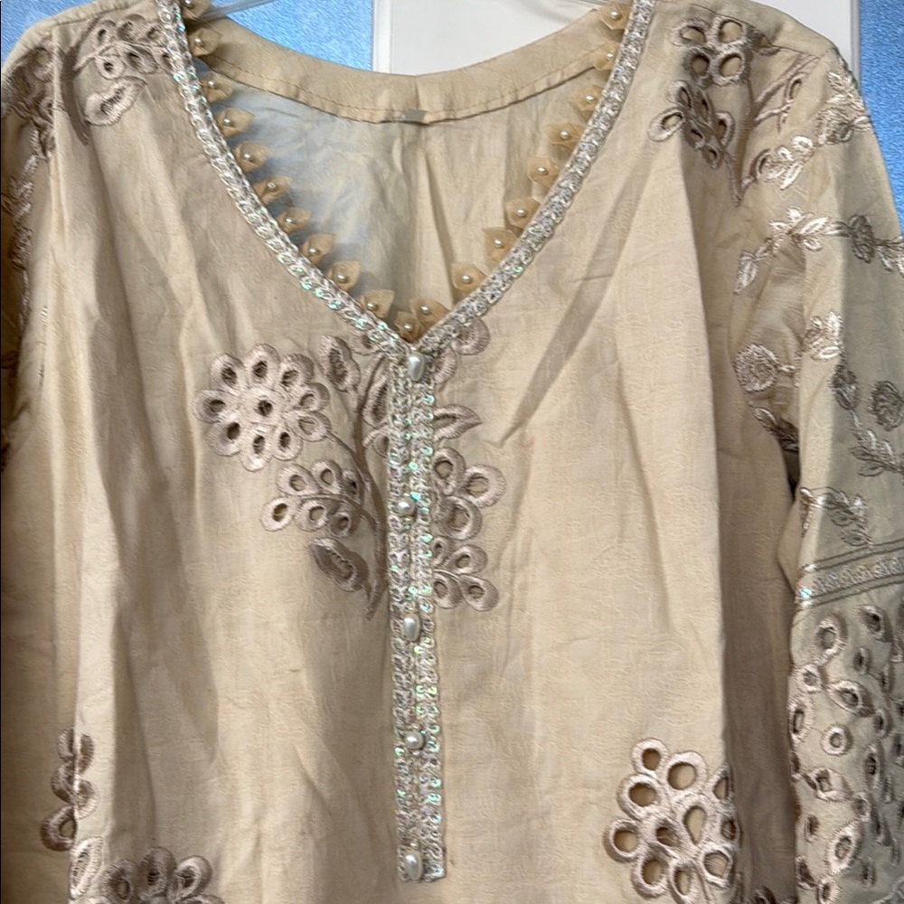 3 PCs new beautiful cotton embroidered